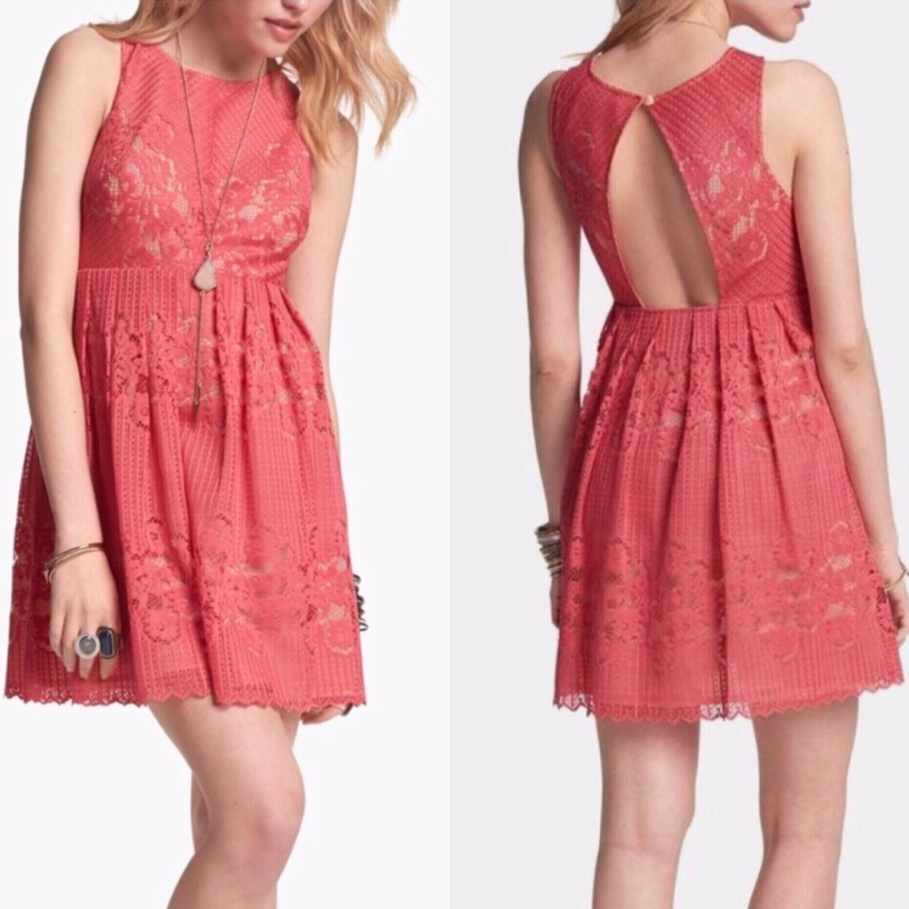Free People Rocco Lace Mini Dress